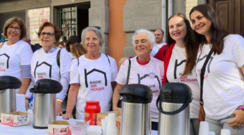 Voluntarias de Cáritas Diócesana en Telde (Foto TA)